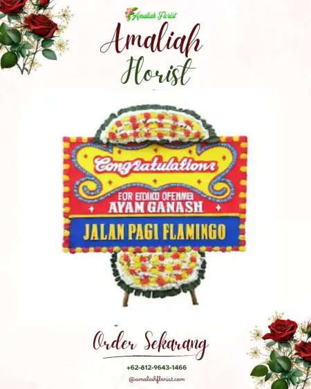 Sewa Papan Bunga Gedung Serbaguna Bekasi
